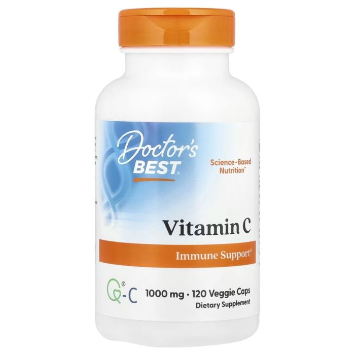 Doctor's Best, Vitamin C , 1,000 mg, 120 Veggie Caps
