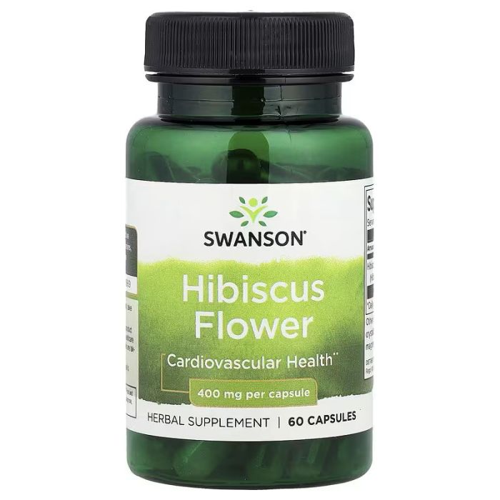 Hibiscus 400 mg capsules - Swanson