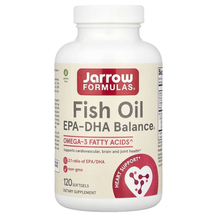 Jarrow Formulas, Fish Oil EPA-DHA Balance®, 120 Softgels (1,000 mg per Softgel)