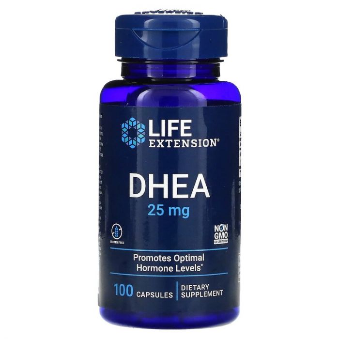 DHEA 25mg (100 Caps), Life Extension	