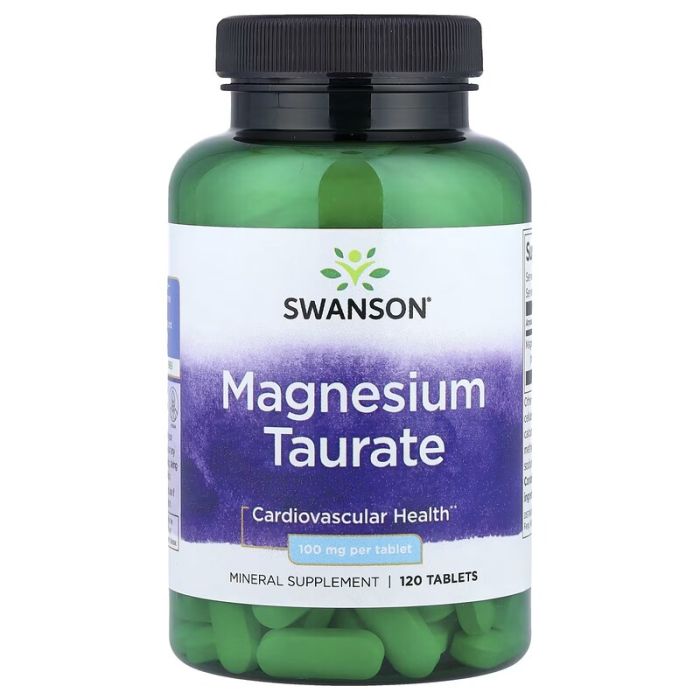 Magnesium Tauraat 100 mg, 120 tabletten van Swanson