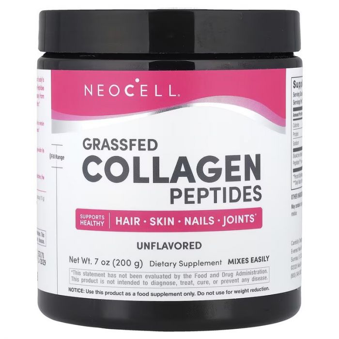 NeoCell, Grassfed Collagen Peptides, Unflavored, 7 oz (200 g) NeoCell, Grassfed Collagen Peptides, Unflavored, 7 oz (200 g)