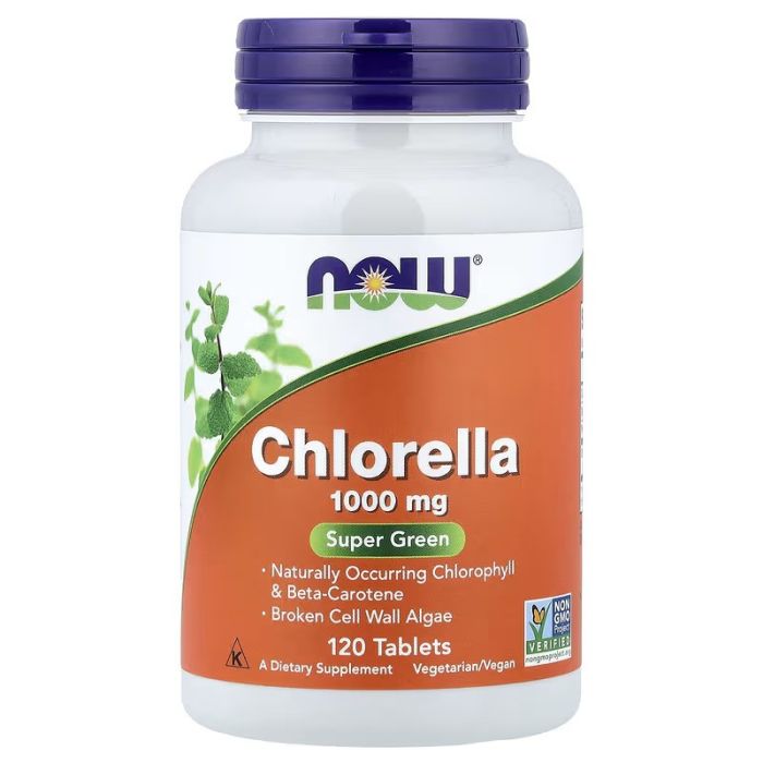 NOW Foods, Chlorella, 120 Tablets (1 g per Tablet)