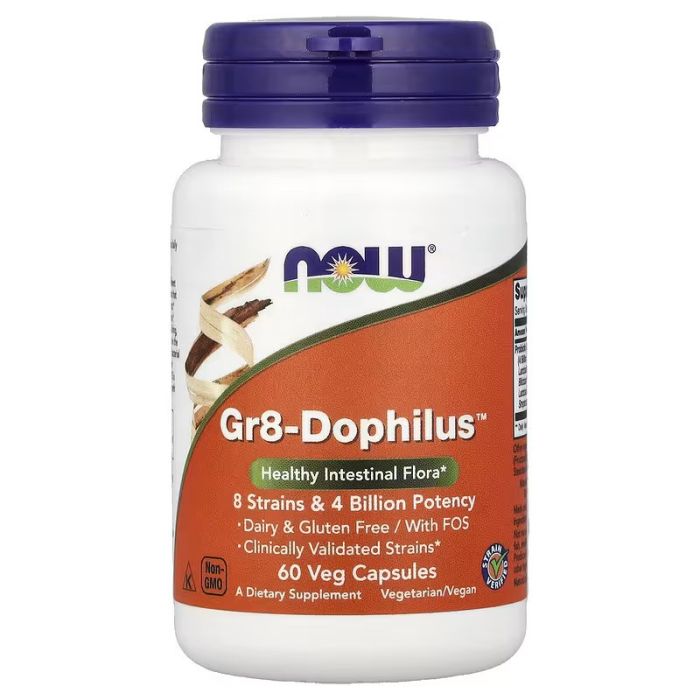 NOW Foods, Gr8-Dophilus™, 60 Veg Capsules