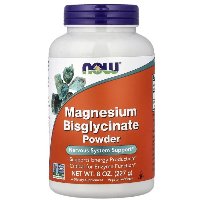 NOW Foods, Magnesium Bisglycinate Powder, 8 oz (227 g)