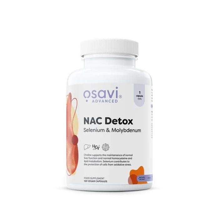 Osavi NAC Detox, Selenium & Molybdenum - 120 vegan capsules Osavi NAC Detox, Selenium & Molybdenum - 120 vegan capsules