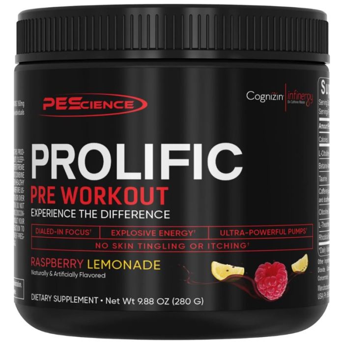 Prolific Rasberry lemon flavor