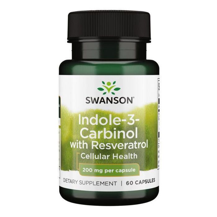 Swanson Indool-3-Carbinol met Resveratrol 200 mg. 087614023151