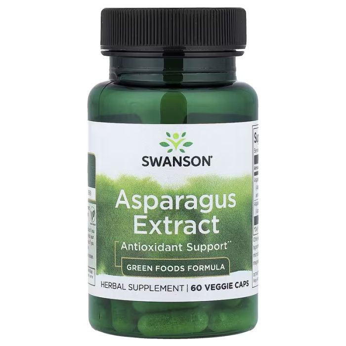 Swanson, Asparagus Extract, 60 Veggie Caps