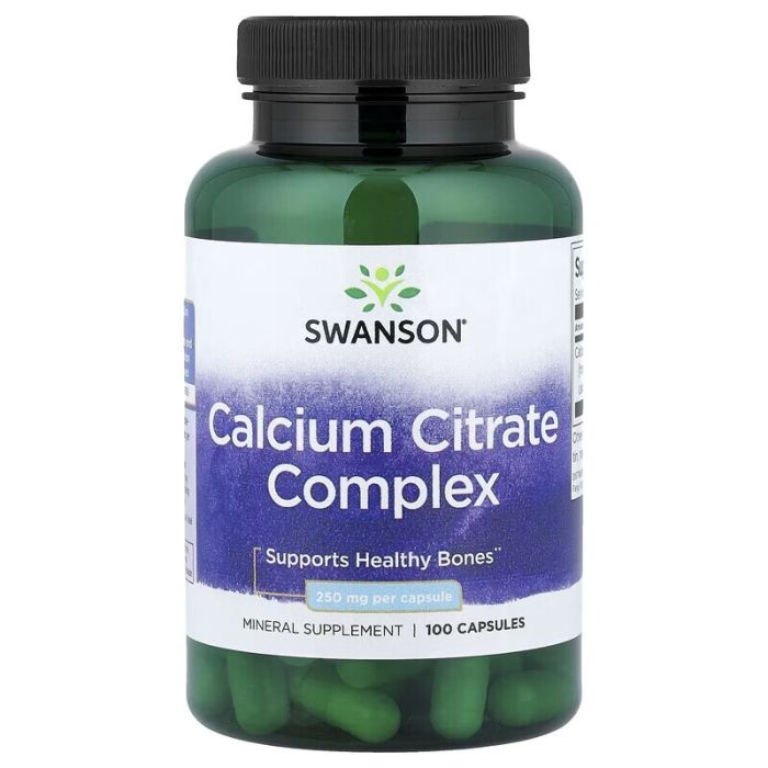 Swanson, Calcium Citrate Complex, 250 mg , 100 Capsules 