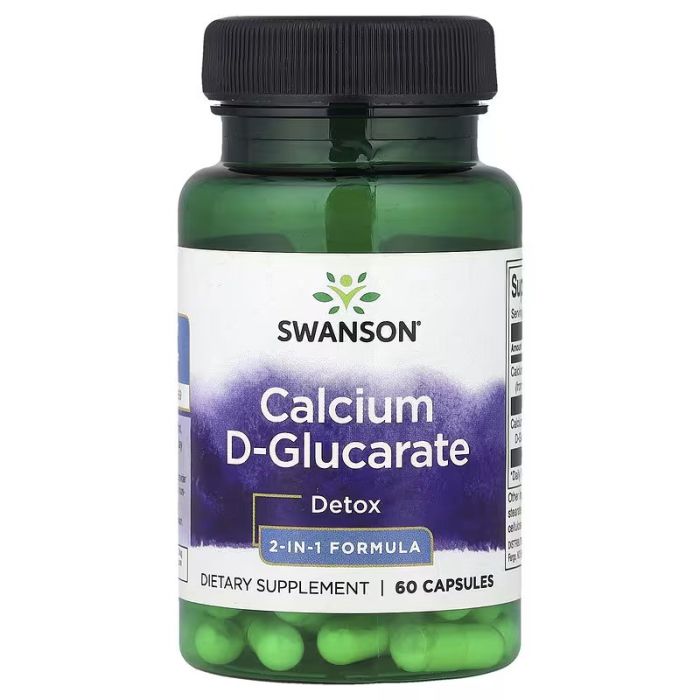 Swanson, Calcium D-Glucarate, 60 Capsules (250 mg per Capsule)