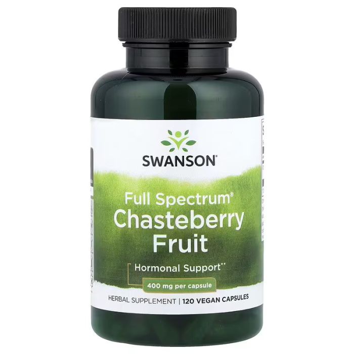Swanson, Full Spectrum® Chasteberry Fruit, 400 mg, 120 Vegan Capsules