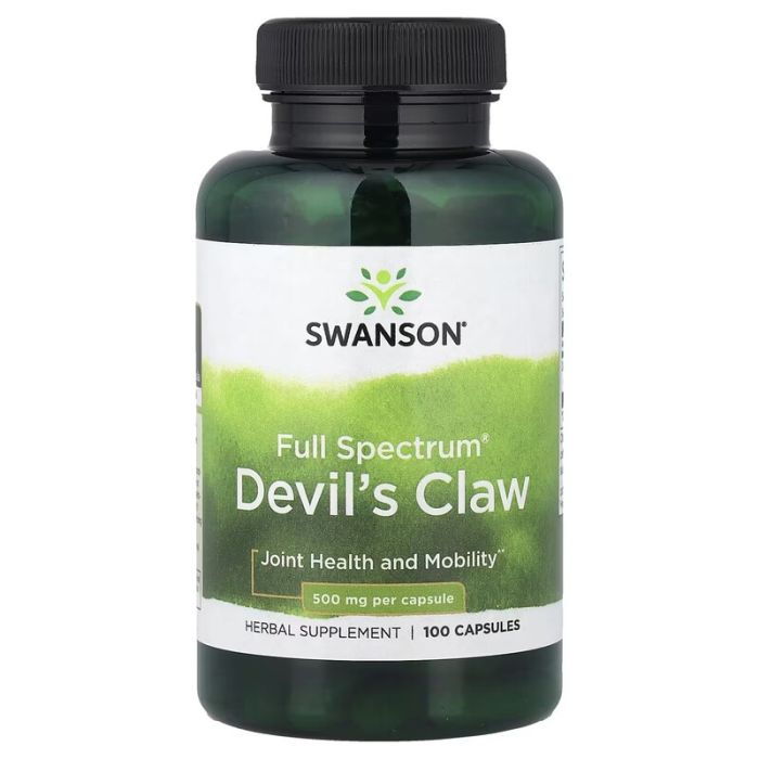  Swanson, Full Spectrum® Devil's Claw, 500 mg, 100 Capsules 