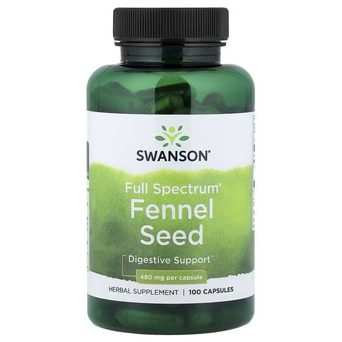 Swanson, Full Spectrum® Fennel Seed, 480 mg, 100 Capsules