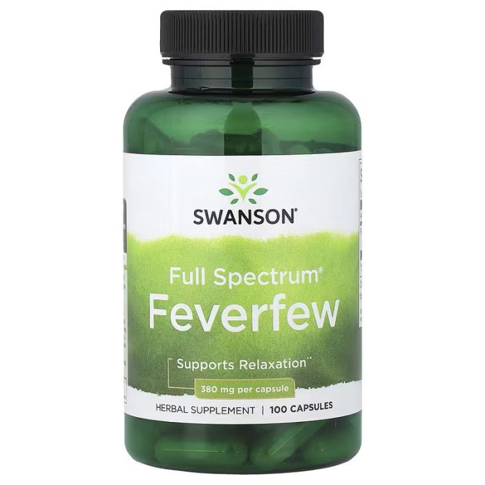 Swanson, Full Spectrum® Feverfew, 380 mg, 100 Capsules