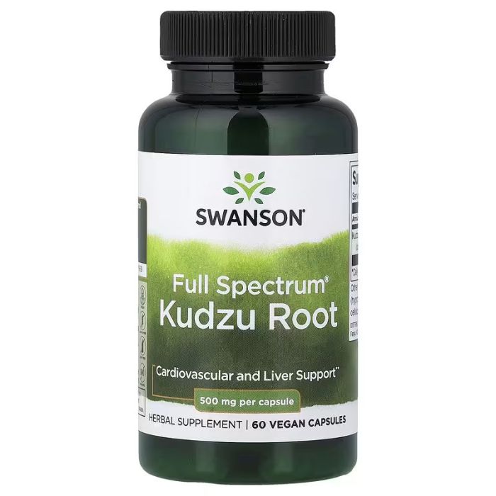Swanson, Full Spectrum® Kudzu Root, 500 mg, 60 Vegan Capsules