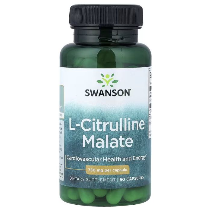 Swanson, L-Citrulline Malate, 750 mg, 60 Capsules