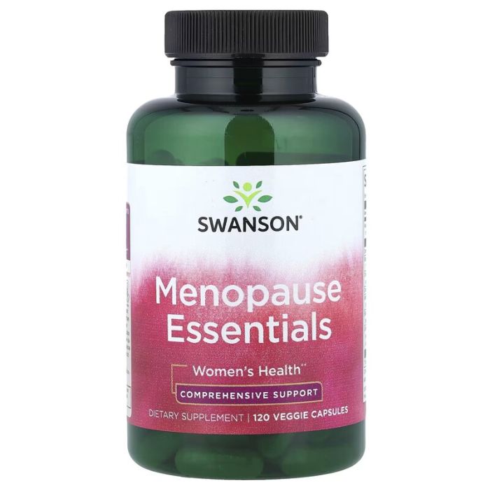 Swanson, Menopause Essentials, Women's Health, 120 Veggie Capsules