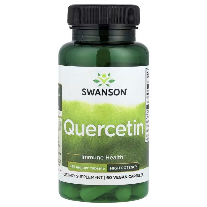 Swanson, Quercetin, High Potency, 475 mg, 60 Vegan Capsules