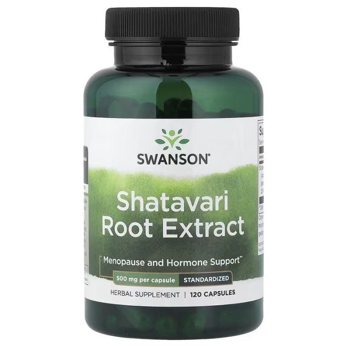 Swanson, Shatavari Root Extract, Standardized, 500 mg, 120 Capsules