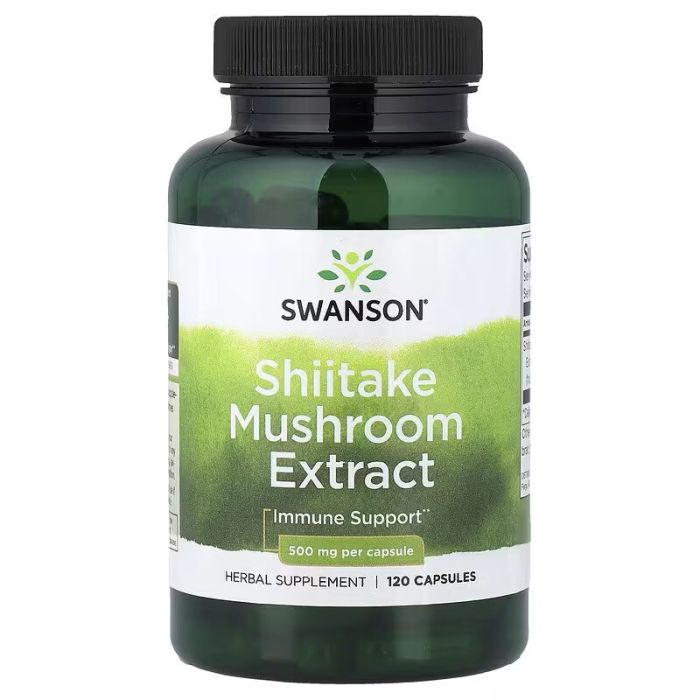 Swanson, Shiitake Mushroom Extract, 500 mg, 120 Capsules