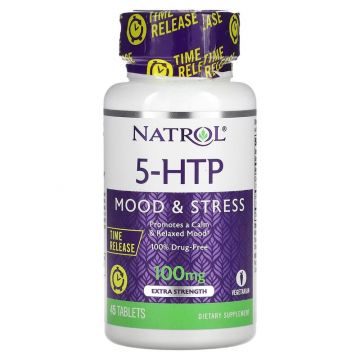 5-HTP 100mg Time Release | Natrol, 45 tablets