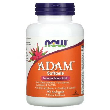 Now Foods ADAM 90 Softgels Multivitamine voor mannen, 0733739038807