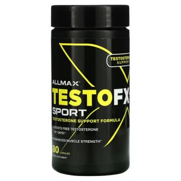 ALLMAX, TestoFX Sport, Testosterone Support Formula, 80 Capsules