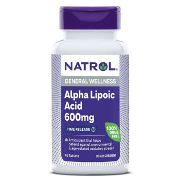Alpha Lipoic Acid, Time Release 600mg  047469052294
