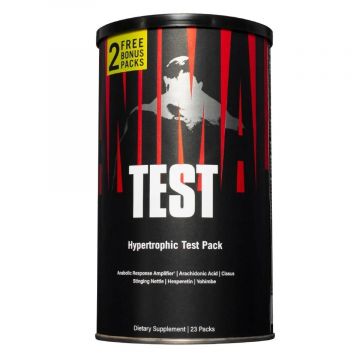 Animal Test van Universal verhoogt de productie en het gebruik van testosteron om meer spiermassa op te bouwen. Onze complete alles-in-één, handige 'grab-and-go' testosteronbooster is samengesteld voor krachtsporters, bodybuilders, powerlifters en degenen