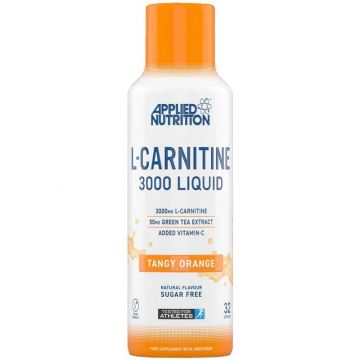 L-Carnitine Liquid 3000 & Green Tea, Tangy Orange speelt een cruciale metabolische rol bij het stimuleren van gewichtsverlies, omdat het helpt bij het transporteren van vetten naar de mitochondriën waar ze worden verbrand voor energie.