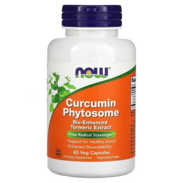 Turmeric Curcumin Phytosome Veg Capsules, 733739046420