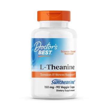 Doctor's Best L-Theanine with Suntheanine, 150 mg, 90 Veggie Caps. 753950001978