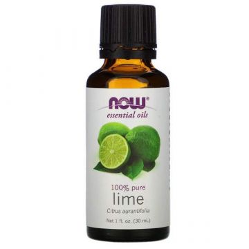 Now Foods, Essential Oils, Lime, 1 fl oz (30 ml), Limoen Etherische olie