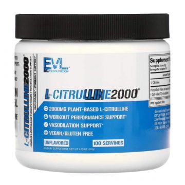 2000MG PLANT BASED L-CITRULLINE, Krachtige nitric oxide (NO) booster