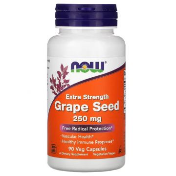 Grape Seed, Extra Strength 250 mg Veg Capsules, 733739032744