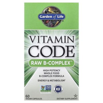 Garden of Life, Vitamin Code, RAW B-Complex, 60 Vegan Capsules