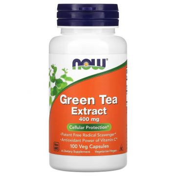 NOW Foods, Green Tea Extract, 400 mg, 100 Veg Capsules