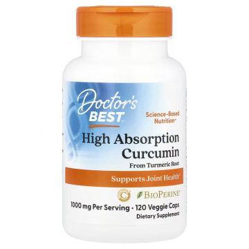 High Absorption Curcumin From Turmeric Root with C3 Complex & BioPerine, Doctor's Best. 753950001077