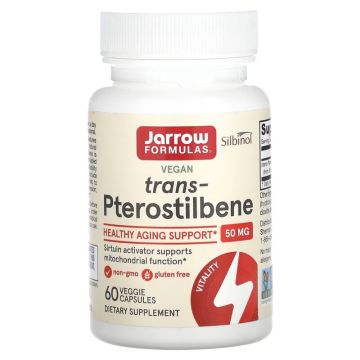 Jarrow Formulas, Trans-Pterostilbene, 50 mg