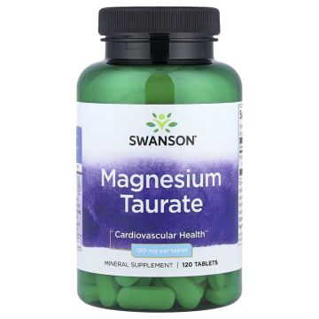 Magnesium Tauraat 100 mg, 120 tabletten van Swanson