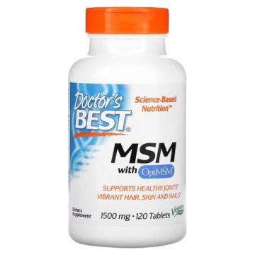 Doctor's Best MSM – OptiMSM® 120 tabletten