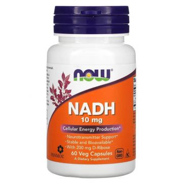 NADH 10 mg Capsules, 733739031037, Now foods