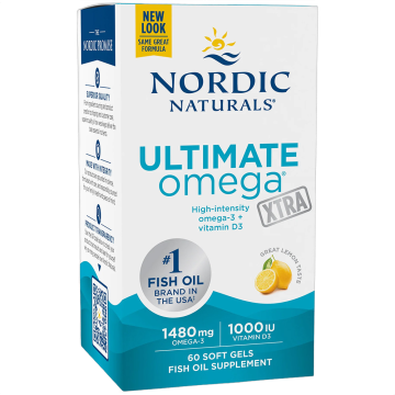 Ultimate Omega Xtra, 1480 mg, citroensmaak