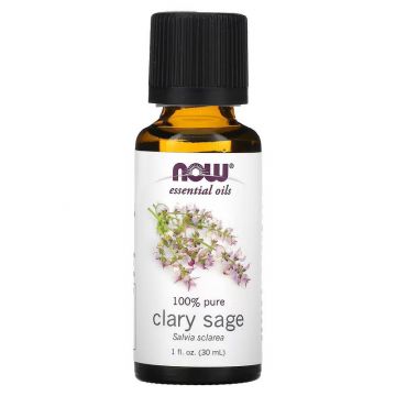 100% Pure Clary Sage Oil | Now Foods