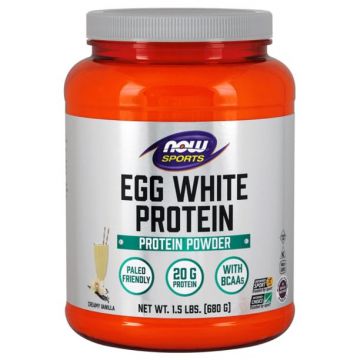 Eggwhite Protein Vanille, now foods