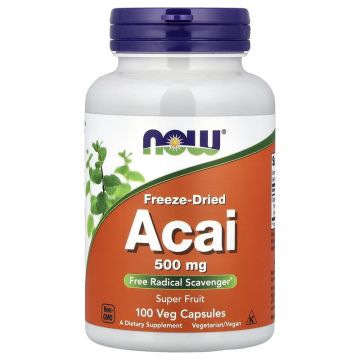 NOW Foods, Acai, Freeze-Dried, 100 Veg Capsules