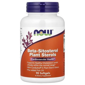 Beta Sitosterol Plant Sterols - NOW Foods