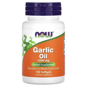 Knoflookolie/garlic oil 1500mg 100 softgels 733739017901