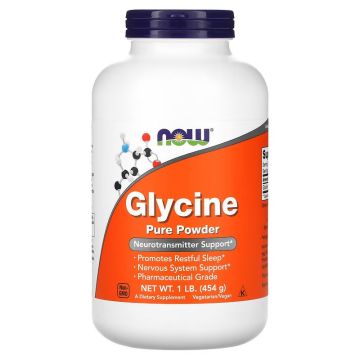 NOW Foods Glycine Puur poeder (454 gr). 733739002259